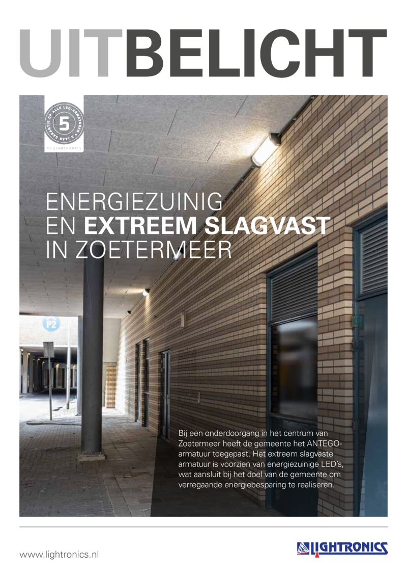 Lightronics uitbelicht Antego Zoetermeer