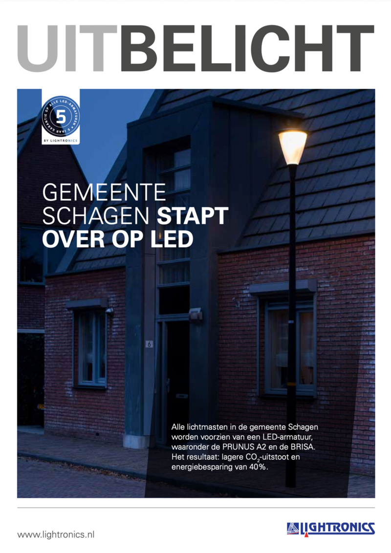 Lightronics uitbelicht BRISA PRUNUS A2 Schagen