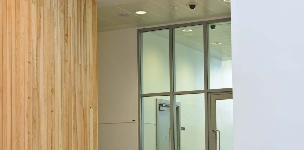 Lightronics LEX armatuur bij een entree