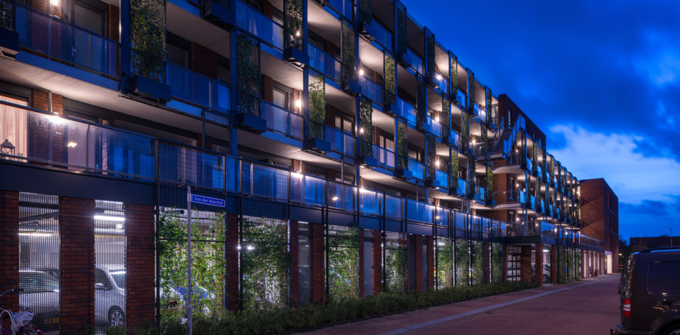 Lightronics TTN Retrofit armaturen in een appartementencomplex in Katwijk