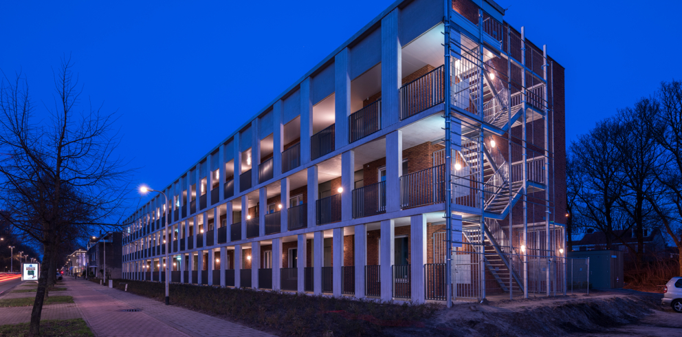 Lightronics GEO armaturen in een zorgcomplex in Tilburg