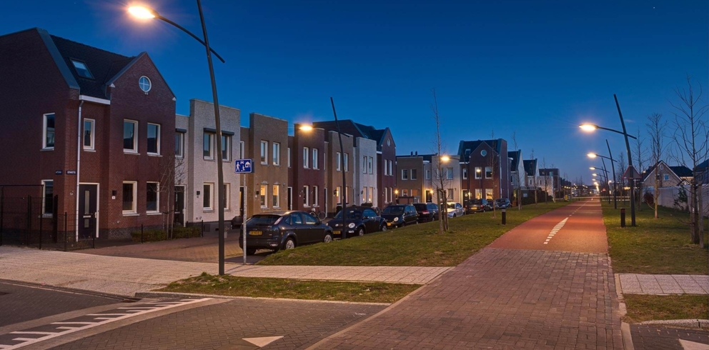 Lightronics armatuur mistral langs een fietspad