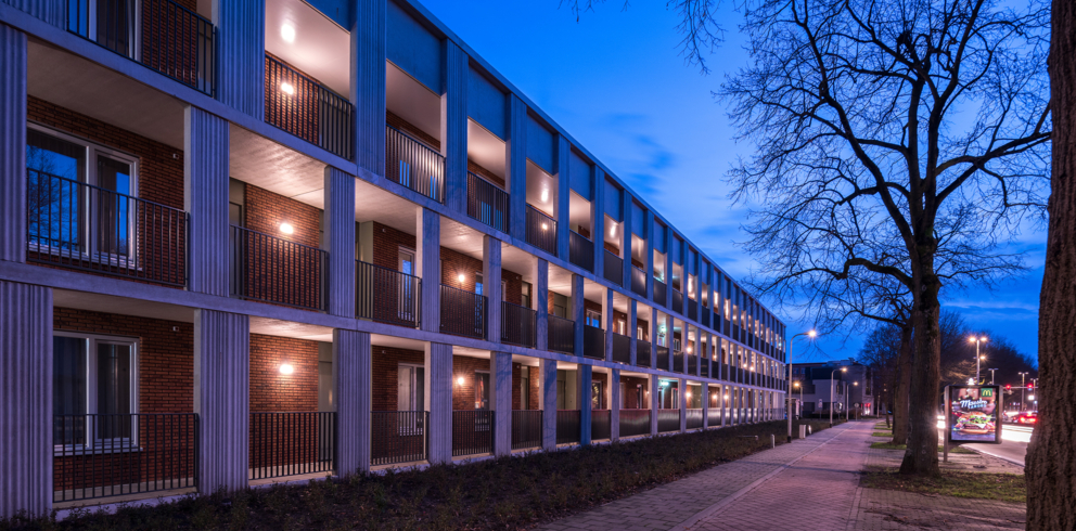 Lightronics GEO armaturen in een zorgcomplex in Tilburg