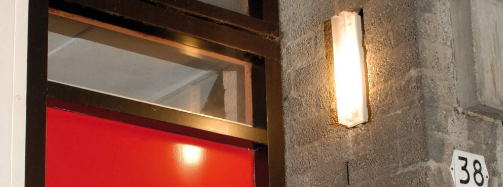 Lightronics PVP armatuur bij een voordeur