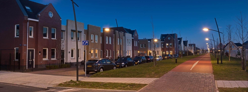 Lightronics armatuur mistral langs een fietspad