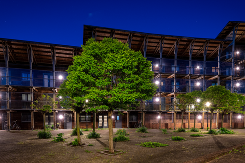Lightronics DOTT, R3 en TPN armaturen in appartementencomplex Hoge Rij in Deventer