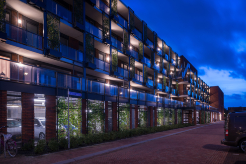 Lightronics TTN Retrofit armaturen in een appartementencomplex in Katwijk