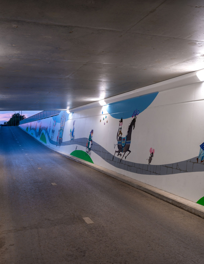 Lightronics armaturen in tunnels en onderdoorgangen Lightronics armaturen in tunnels en onderdoorgangen