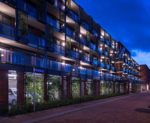 Lightronics TTN Retrofit armaturen in een appartementencomplex in Katwijk