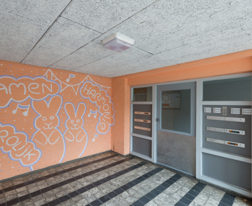 Lightronics TPB armatuur buiten entree Utrecht Mitros Lightronics TPB armatuur buiten entree Utrecht Mitros