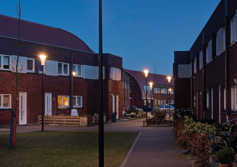 Lightronics PHW armaturen in een woonwijk